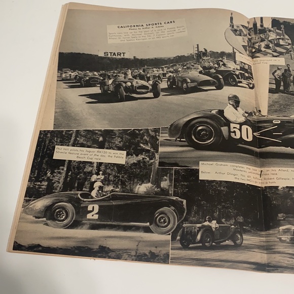 VINTAGE JULY 1951 SPEED AGE CAR MAGAZINE - Picture 3 of 8